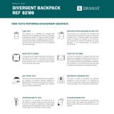Vue 4 de DIVERGENT BACKPACK I. Sac à dos pour ordinateur portable jusqu'à 15.6" en denim et PU