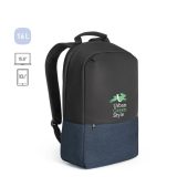 Vue 7 de GENOA BPACK. Sac à dos antivol en polyester recyclé haute densité 600D
