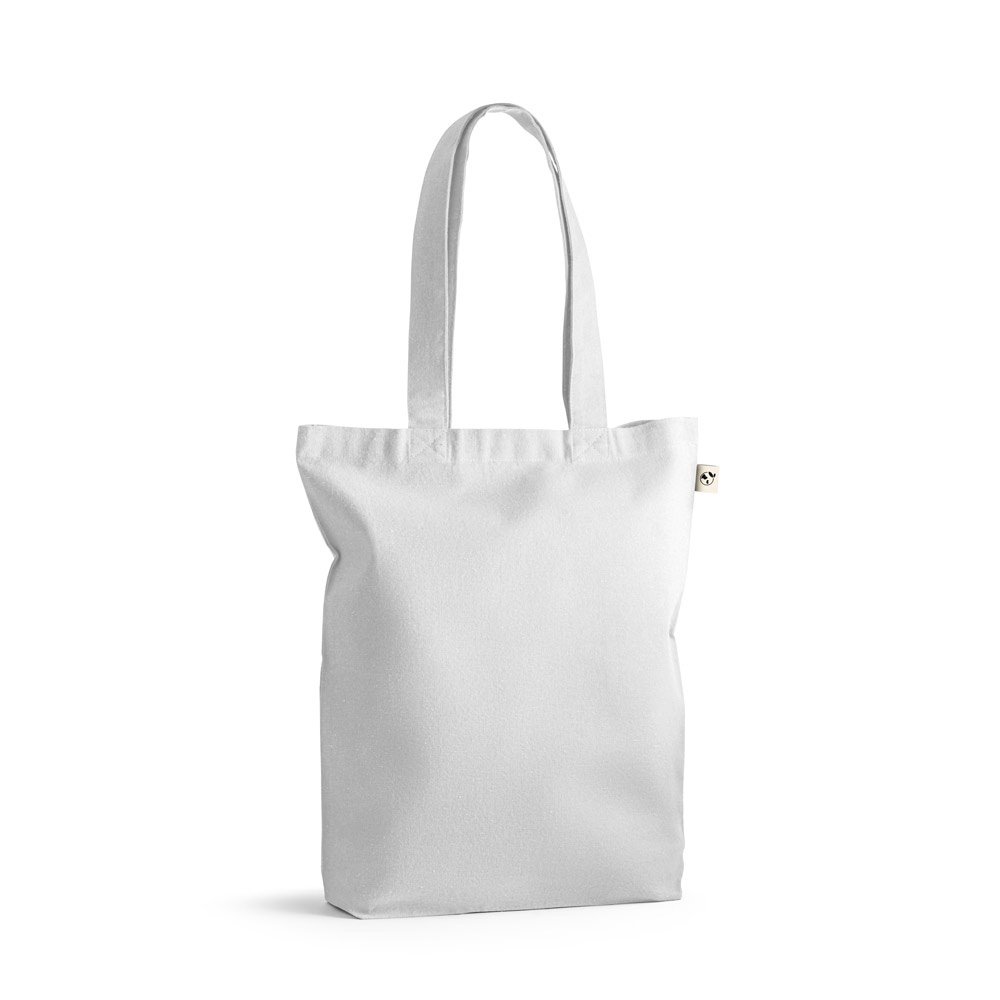 MERIDA. Sac (220 g/m²) en coton (50%), coton recyclé (30%) et polyester (20% rPET)