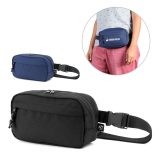 Vue 3 de MYKONOS. Sac type "banane" en polyester recyclé 600D et doublure en polyester recyclé 210D