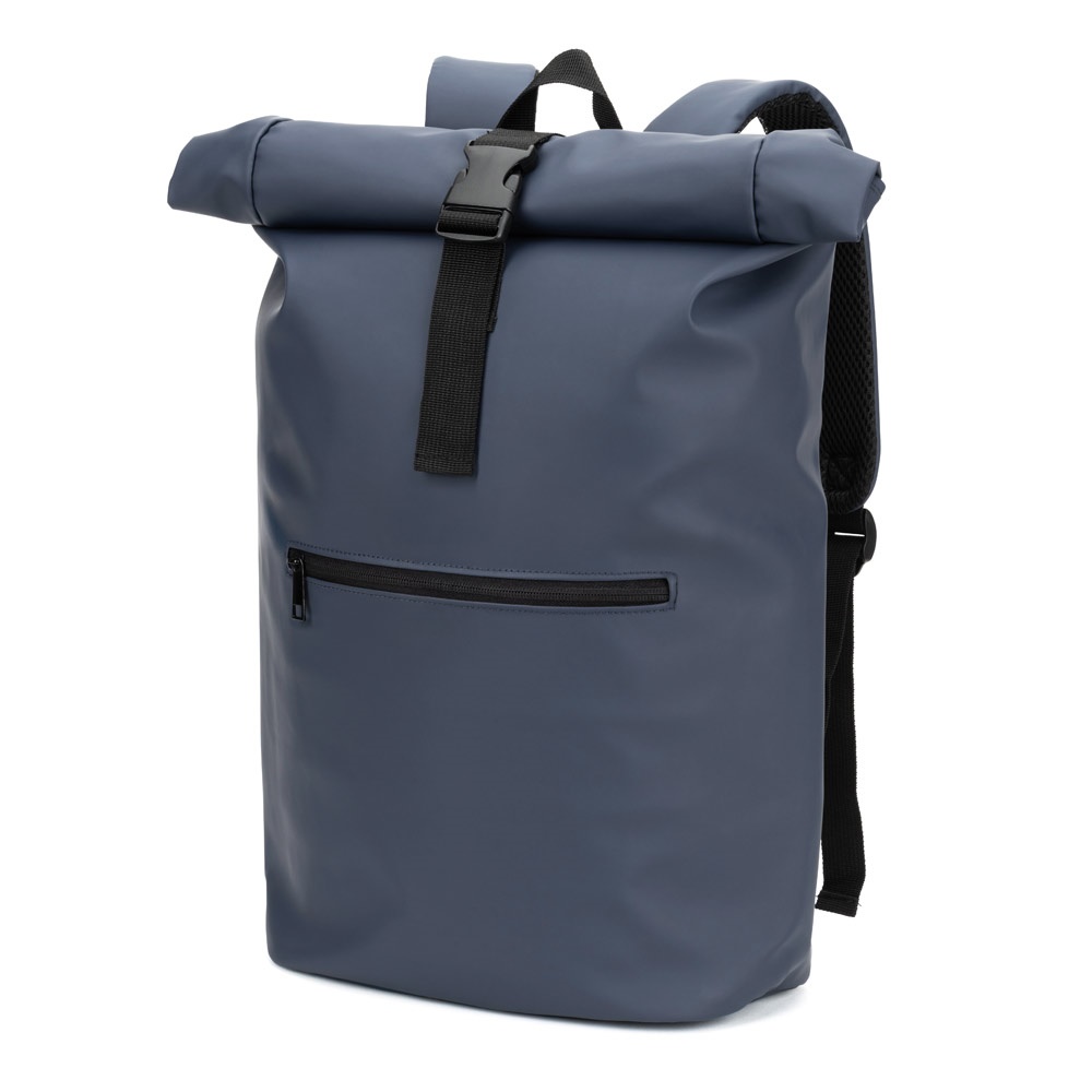 PORTLAND. Sac à dos à enroulement en PU avec poche pour ordinateur portable 16 pouces