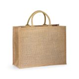 Vue 1 de SHANTI. Sac en toile de jute (360 g/m²)