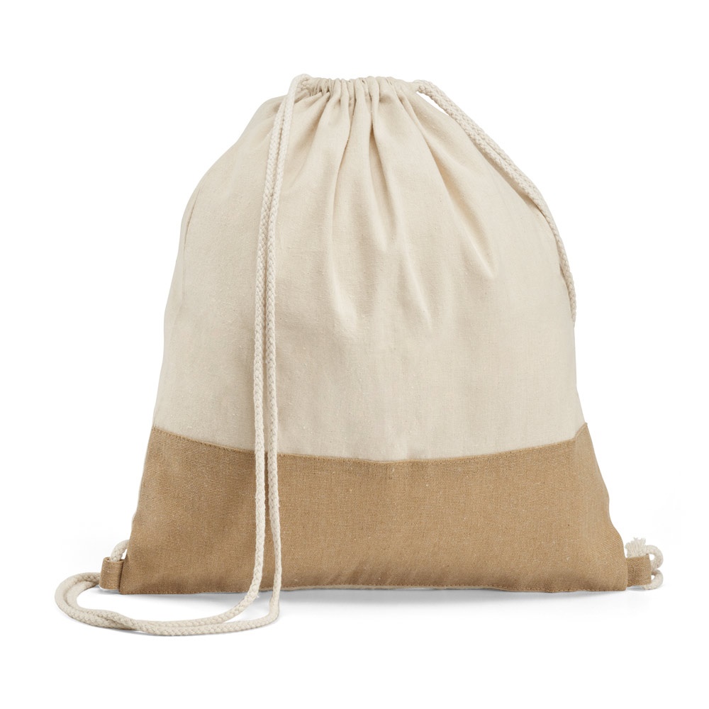 SABLON. Sac type sac-à-dos 100% coton (160 g/m²)