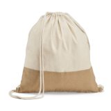 Vue 1 de SABLON. Sac type sac-à-dos 100% coton (160 g/m²)