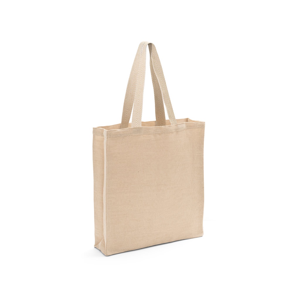 PADOVA. Sac à dos en juco (275 g/m²) 100% coton (120 g/m²) avec poche intérieure