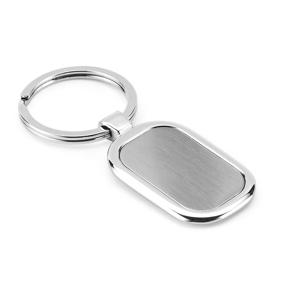 ZABEL. Porte-clés en métal personnalisable en doming