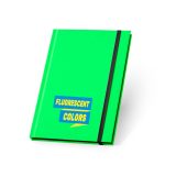 Vue 6 de WATTERS. Bloc-notes A5 en PU fluorescent avec pages lignées