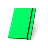 Vue 1 de WATTERS. Bloc-notes A5 en PU fluorescent avec pages lignées
