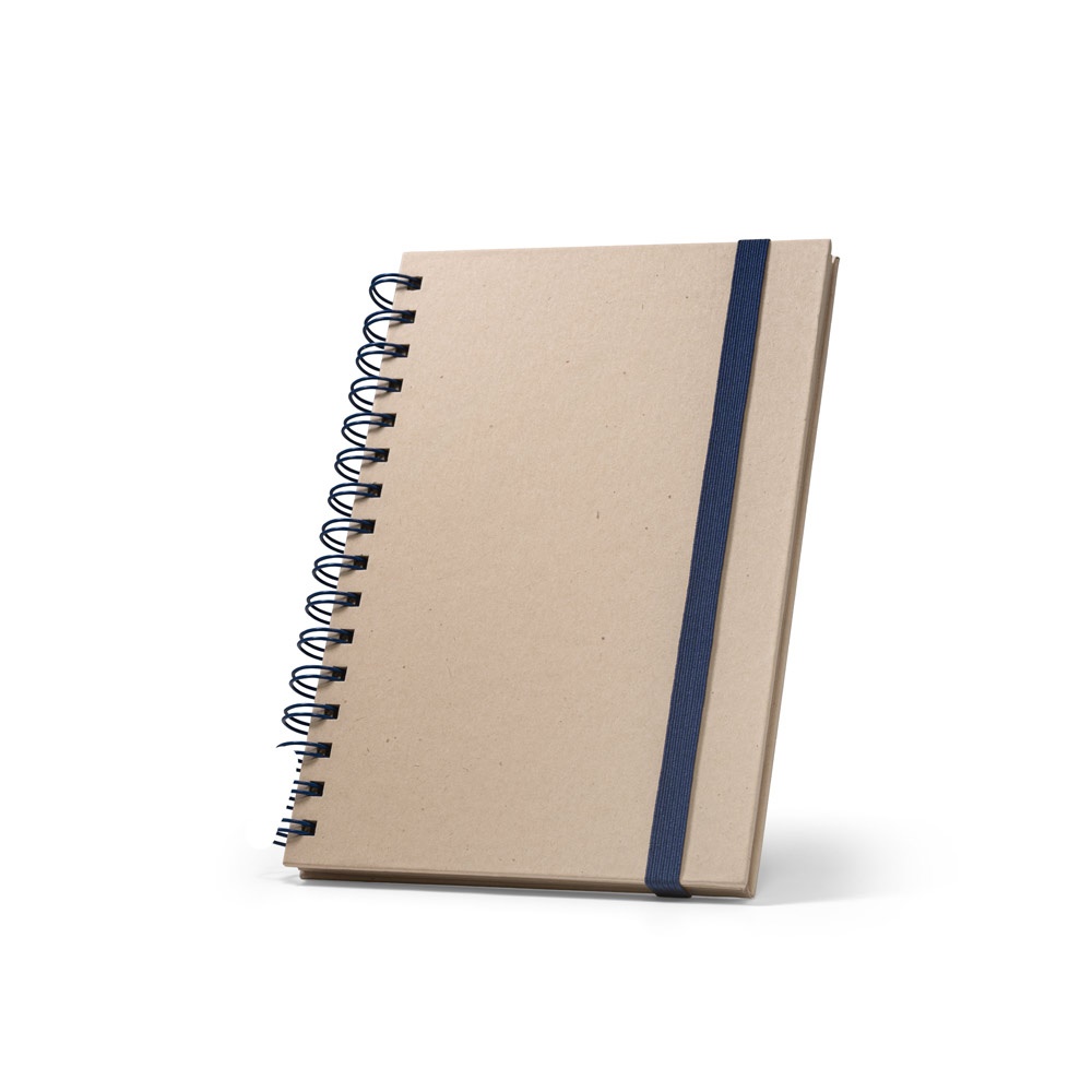 PROUST. Cahier A5 à spirales, couverture rigide, en papier de canne à sucre (80% canne à sucre) avec pages unies