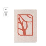 Vue 8 de ORGANIC SEMI-RIGID. Bloc-notes A5 avec couverture semi-rigide en matière organique d'éléphant (80%)