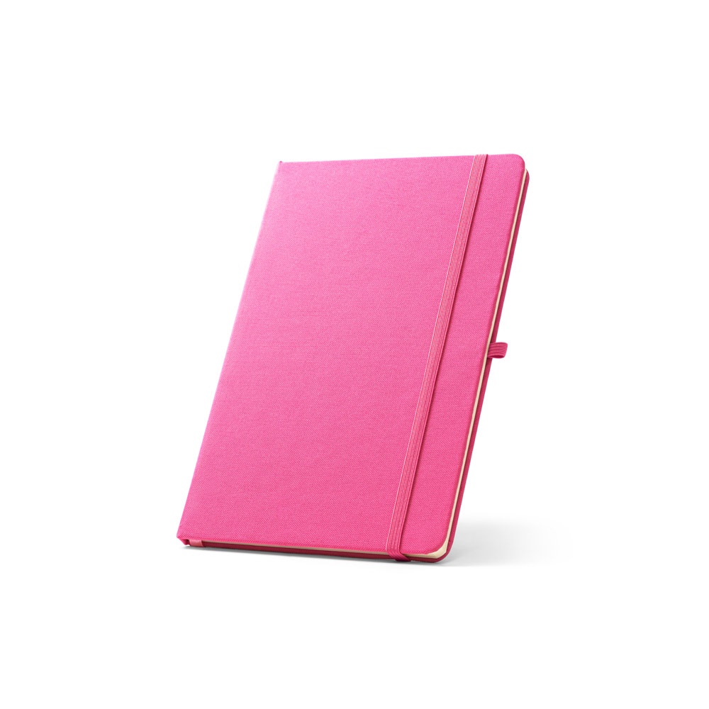 ANNE. Cahier A5 en polyester recyclé (100% rPET) avec pages lignées