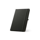 Vue 1 de ANNE. Cahier A5 en polyester recyclé (100% rPET) avec pages lignées