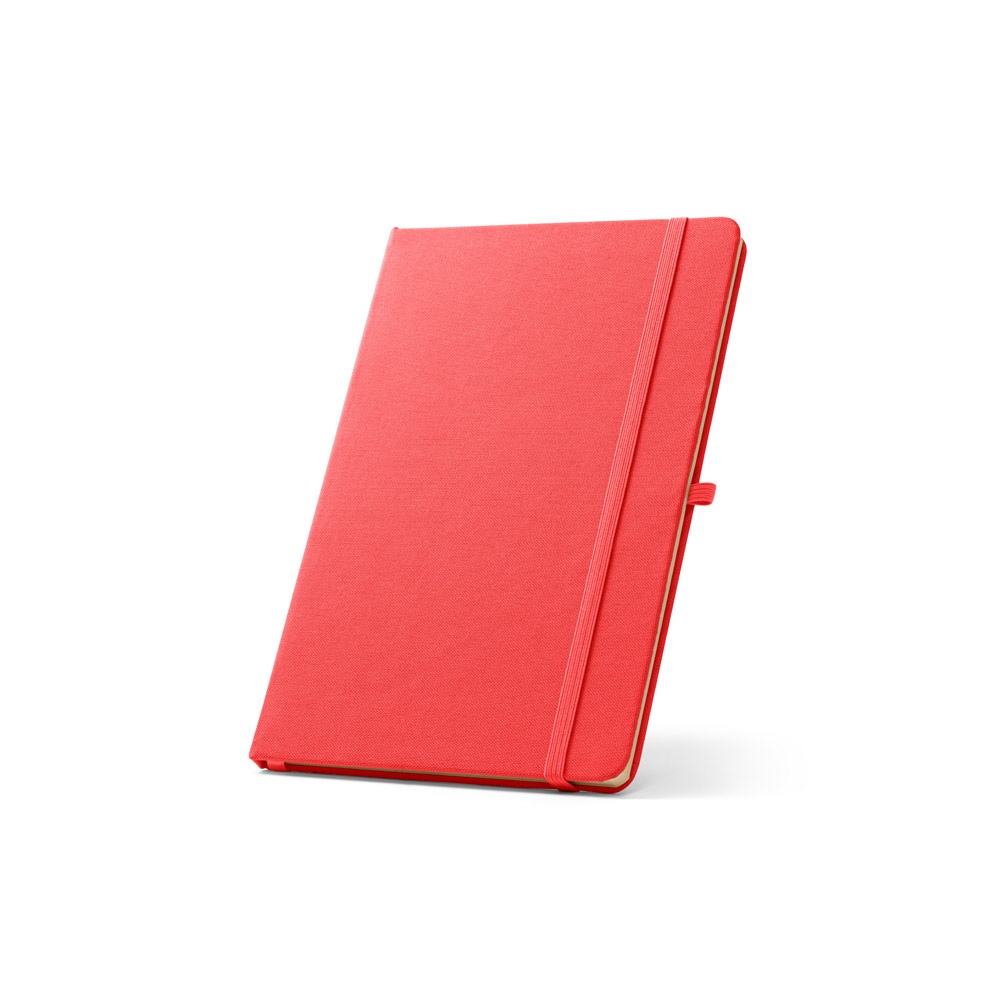 ANNE. Cahier A5 en polyester recyclé (100% rPET) avec pages lignées