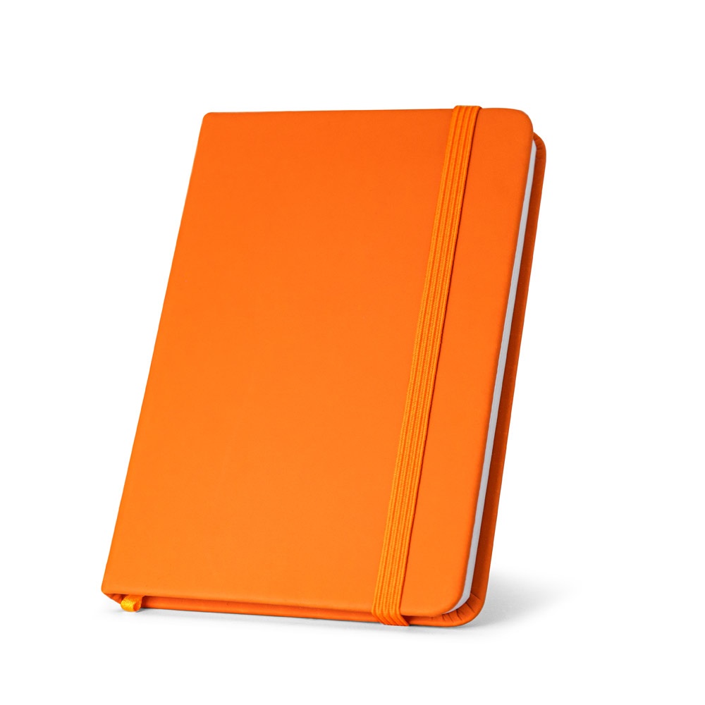 HEMINGWAY. Bloc notes A5 en PU avec feuilles unies