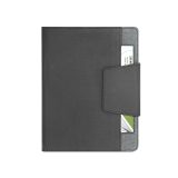 Vue 8 de RUSSEL. Couverture en PU et tissu polyester avec bloc-notes A5 avec pages unies
