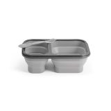 Vue 16 de DILL. Lunch Box. Boîte hermétique rétractable en silicone et PP (480 et 760 mL)