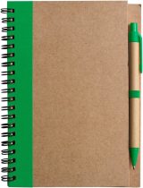 Vue 9 de Carnet Stella | Carton | Ligné | Avec stylo bille