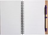 Vue 8 de Carnet Stella | Carton | Ligné | Avec stylo bille