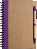 Vue 10 de Carnet Stella | Carton | Ligné | Avec stylo bille