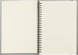 Vue 4 de Carnet Egon | Cuir | A5 | Ligné
