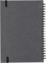 Vue 3 de Carnet Egon | Cuir | A5 | Ligné