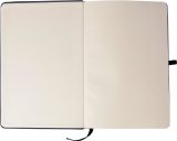 Vue 3 de Carnet Gianna | papier FSC® Mix | Cuir | A5 | Ligné