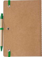 Vue 5 de Carnet Theodore | Carton | A5 | Uni | Avec stylo