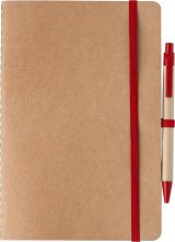 Vue 2 de Carnet Theodore | Carton | A5 | Uni | Avec stylo