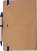 Vue 3 de Carnet Theodore | Carton | A5 | Uni | Avec stylo