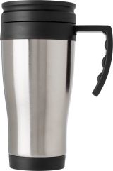 Vue 3 de Mug de voyage double paroi Dev | 420 ml