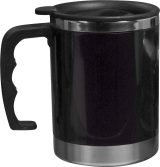 Vue 2 de Mug isotherme Gabi | Inox | Double paroi | 400 ml