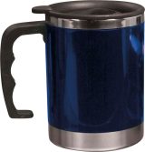 Vue 3 de Mug isotherme Gabi | Inox | Double paroi | 400 ml