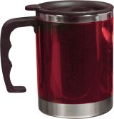Vue 2 de Mug isotherme Gabi | Inox | Double paroi | 400 ml