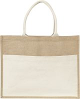 Vue 3 de Sac en jute Livvie | Laminé | 325 g/m²