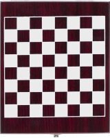 Vue 2 de Set de vin Renée | Coffret en bois | Couvercle damier | 4 pcs