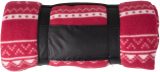 Vue 2 de Couverture polaire Jane | Motif renne