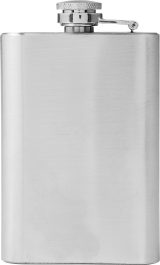 Vue 2 de Flasque de hanche Ingrid | Inox | 100 ml