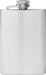 Vue 3 de Flasque de hanche Ingrid | Inox | 100 ml