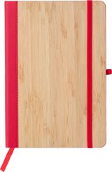 Vue 4 de Carnet de notes Dorita | Couverture bambou | A5 | Ligné