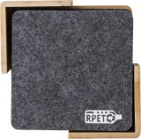 Vue 6 de Set de sous-verres Lawrence | Support en bambou