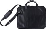 Vue 2 de Sac pour ordinateur portable Michael | Cuir véritable