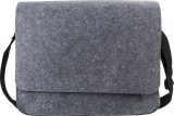 Vue 2 de Sac pour ordinateur portable Layla | Feutre | 15 pouces | Fermeture velcro