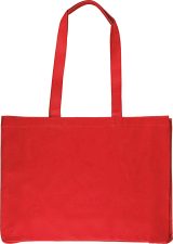 Vue 2 de Sac de courses Isaac | Coton | Soufflet 10 cm