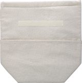 Vue 4 de Sac isotherme Faith | Coton 220 g/m² | Rabat roulé