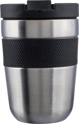 Vue 3 de Mug isotherme Keith | Inox | 300 ml | Grip en silicone