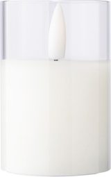Vue 3 de Bougie LED Serin | Photophore en verre