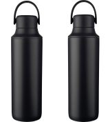Vue 10 de Bouteille double paroi Omari | 500 ml | Deux bouchons