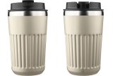 Vue 3 de Mug de voyage Chiara | 400 ml