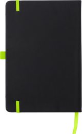 Vue 3 de Carnet de notes Charlene | PU | A5 | Ligné