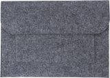 Vue 3 de Pochette documents Riley | Feutre | Fermeture velcro